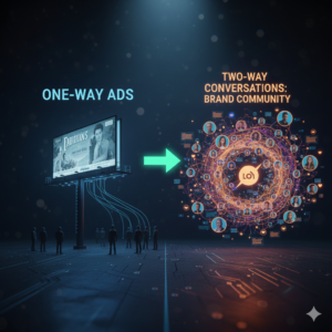 From One-Way Ads to Two-Way Conversations: Building a Brand Community